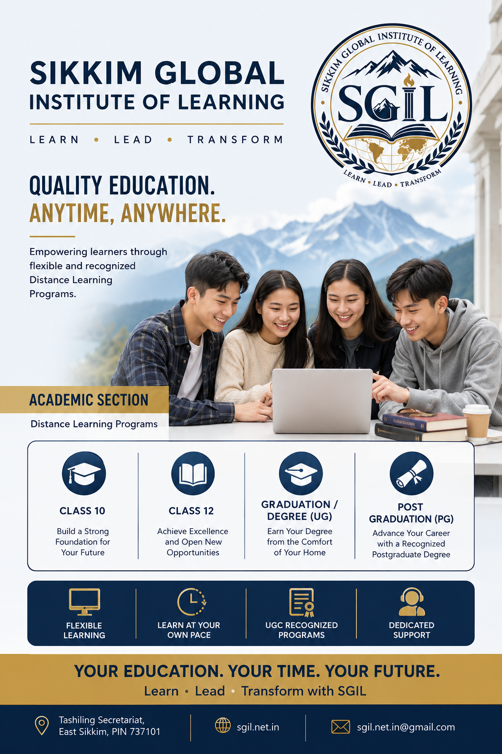 SGIL Admissions & Programs Poster 2