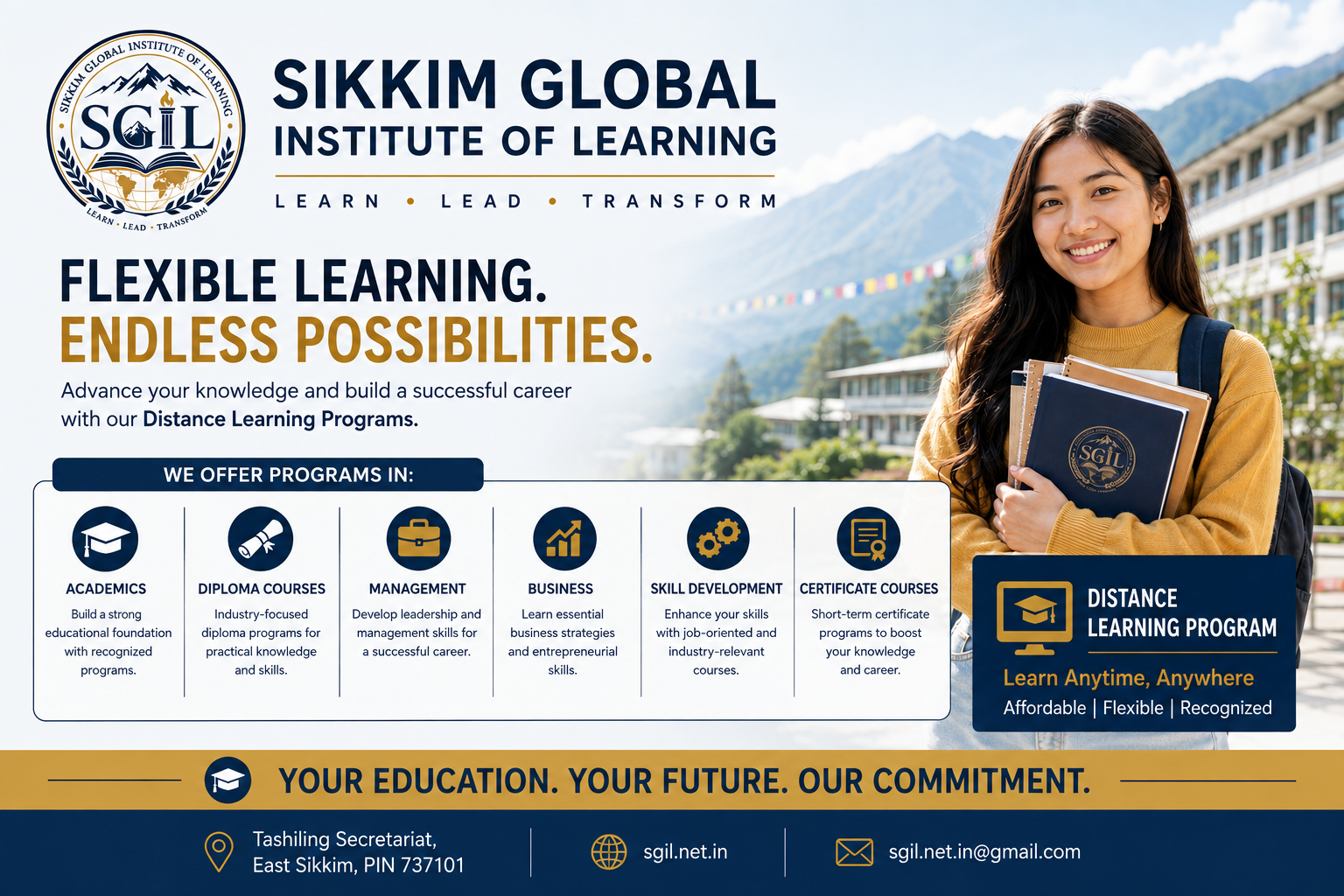 SGIL Distance Education Poster 4.5